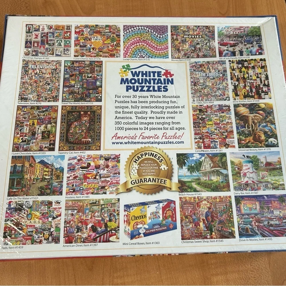 New unopened White mountain puzzle Old Candy Store 1,000 pieces games toys